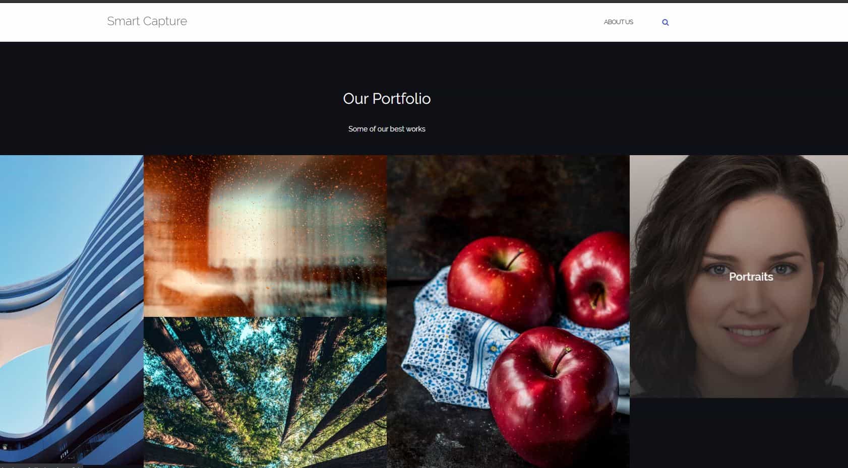 Online portfolio preview